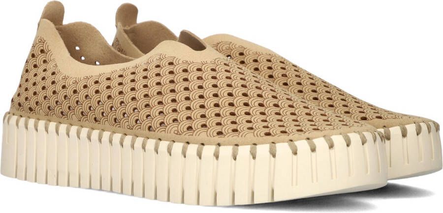 ILSE JACOBSEN Instappers Dames Tulip3373 Maat: 38 Materiaal: Textiel Kleur: Beige