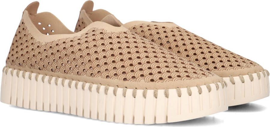 ILSE JACOBSEN Instappers Dames Tulip3373 Maat: 42 Materiaal: Suèdelook Kleur: Beige