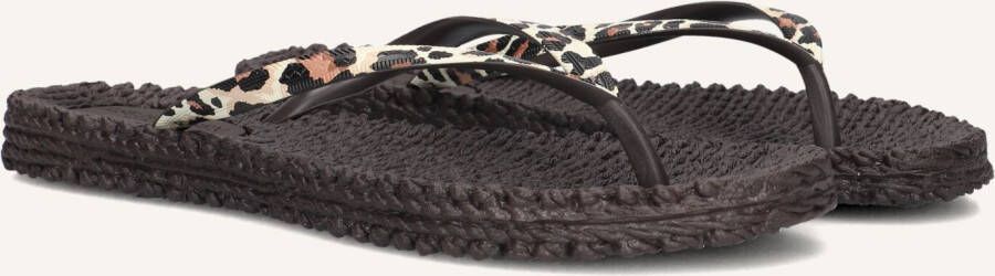 ILSE JACOBSEN Teenslippers Dames Cheerful01p Maat: 40 Materiaal: Rubber Kleur: Bruin