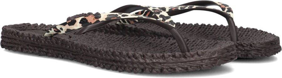 ILSE JACOBSEN Teenslippers Dames Cheerful01p Maat: 42 Materiaal: Rubber Kleur: Bruin
