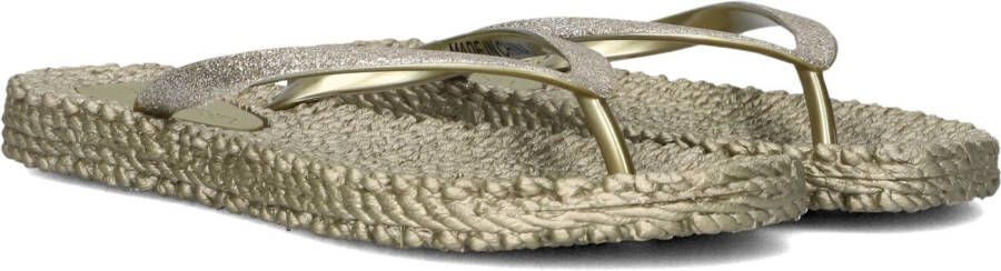 ILSE JACOBSEN Teenslippers Dames Cheerful01 Maat: 40 Materiaal: Rubber Kleur: Goud