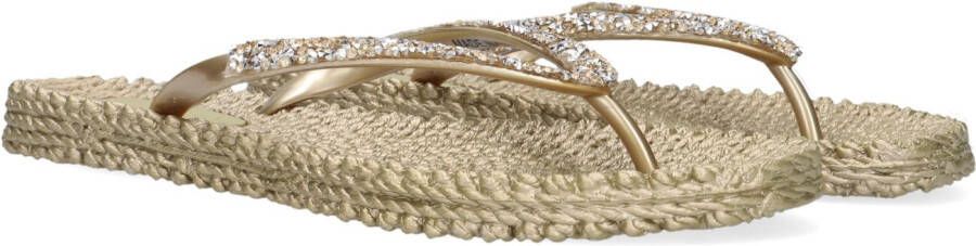 ILSE JACOBSEN Teenslippers Dames Cheerful03 Maat: 40 Materiaal: Rubber Kleur: Goud
