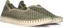 Ilse Jacobsen Instappers Dames Instapschoenen Damesschoenen Canvas Tulip 3275 Groen - Thumbnail 1