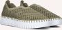 ILSE JACOBSEN Instappers Dames Tulip3373 Maat: 39 Materiaal: Textiel Kleur: Groen - Thumbnail 1