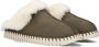 Comfy bruin Tinten Comfy Tulip3871 Pantoffels Sloffen Dames Groen - Thumbnail 1