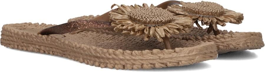 ILSE JACOBSEN Teenslippers Dames Cheerful16f Maat: 37 Materiaal: Rubber Kleur: Beige