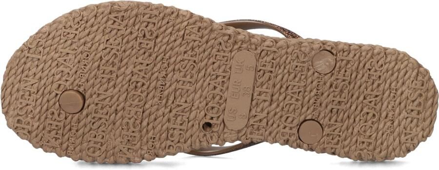 ILSE JACOBSEN Teenslippers Dames Cheerful16f Maat: 39 Materiaal: Rubber Kleur: Beige - Foto 3