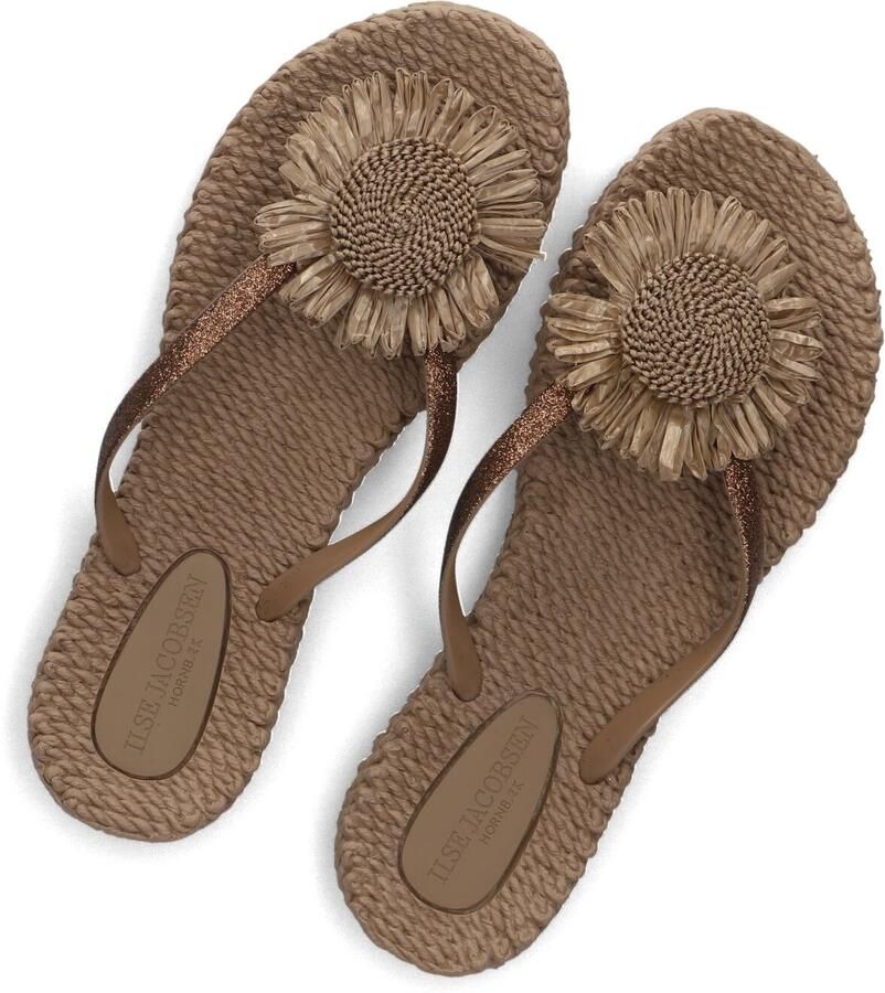 ILSE JACOBSEN Teenslippers Dames Cheerful16f Maat: 39 Materiaal: Rubber Kleur: Beige - Foto 2