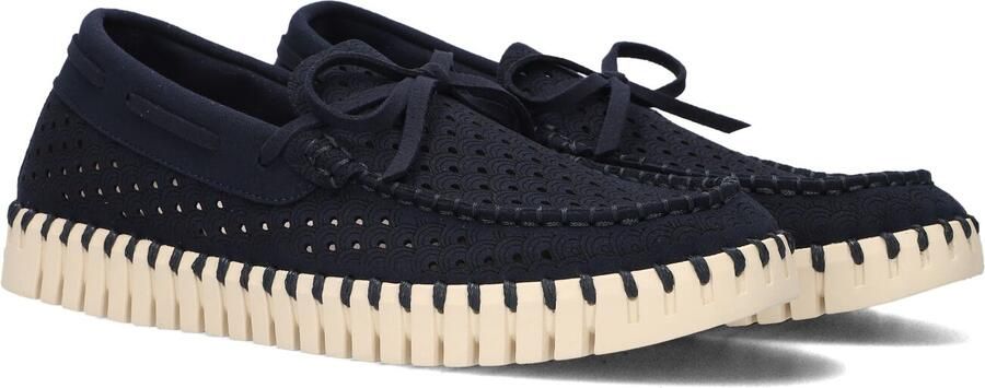 ILSE JACOBSEN Instappers Dames Tulip3074 Maat: 38 Materiaal: Suèdelook Kleur: Blauw