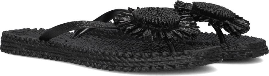 ILSE JACOBSEN Teenslippers Dames Cheerful16f Maat: 41 Materiaal: Rubber Kleur: Zwart