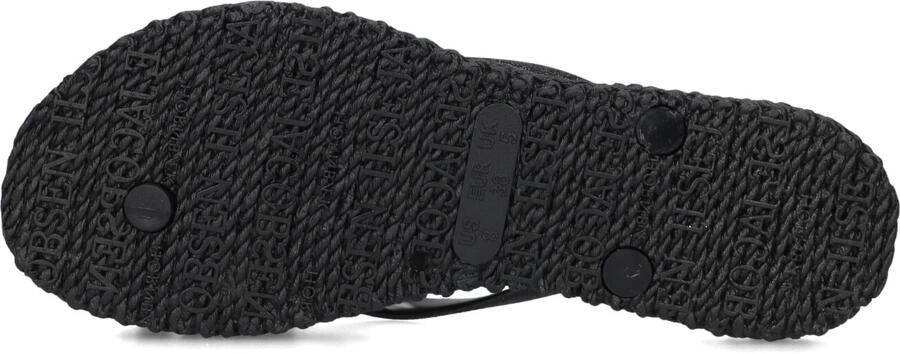 ILSE JACOBSEN Teenslippers Dames Cheerful16f Maat: 41 Materiaal: Rubber Kleur: Zwart - Foto 3