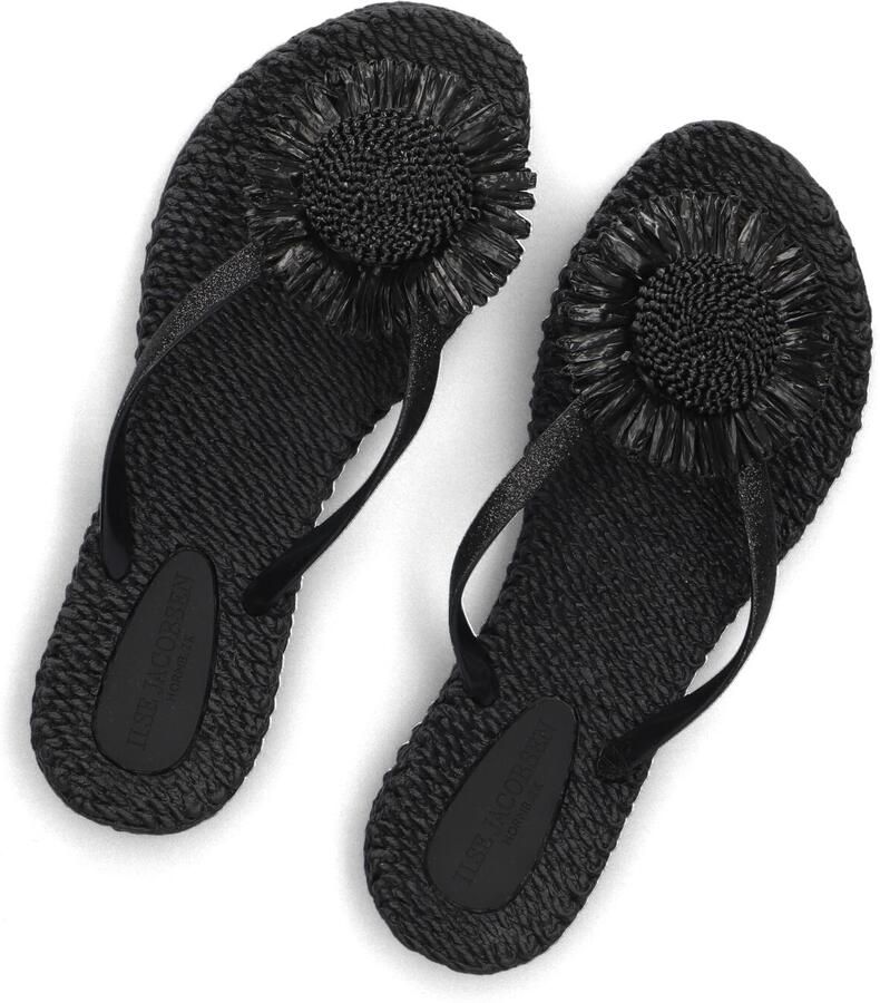 ILSE JACOBSEN Teenslippers Dames Cheerful16f Maat: 41 Materiaal: Rubber Kleur: Zwart - Foto 2
