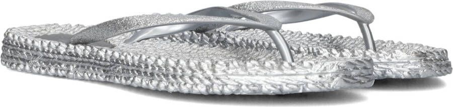 ILSE JACOBSEN Teenslippers Dames Cheerful01 Maat: 38 Materiaal: Rubber Kleur: Zilver