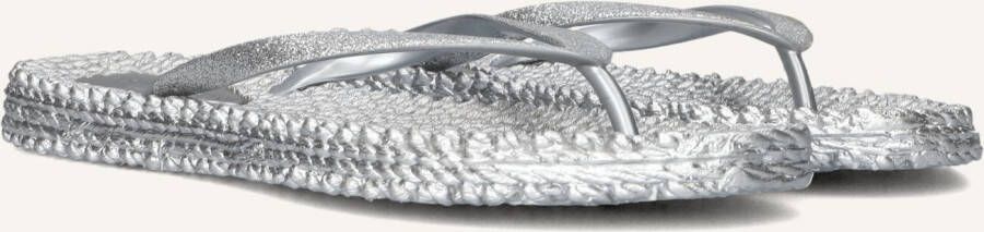 ILSE JACOBSEN Teenslippers Dames Cheerful01 Maat: 36 Materiaal: Rubber Kleur: Zilver