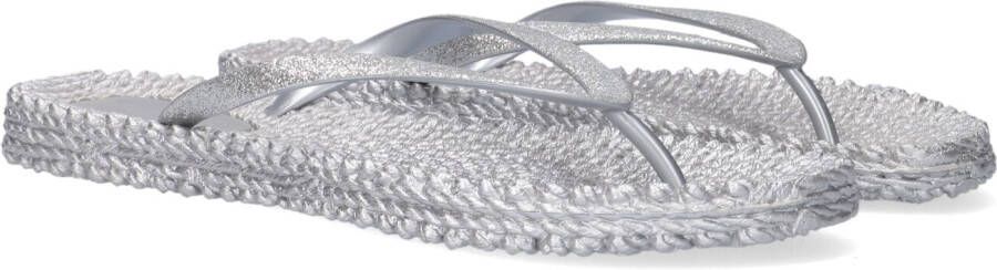 ILSE JACOBSEN Teenslippers Dames Cheerful01 Maat: 42 Materiaal: Rubber Kleur: Zilver
