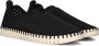 Ilse Jacobsen Instappers Dames Instapschoenen Damesschoenen Canvas Tulip 3275 Zwart - Thumbnail 1