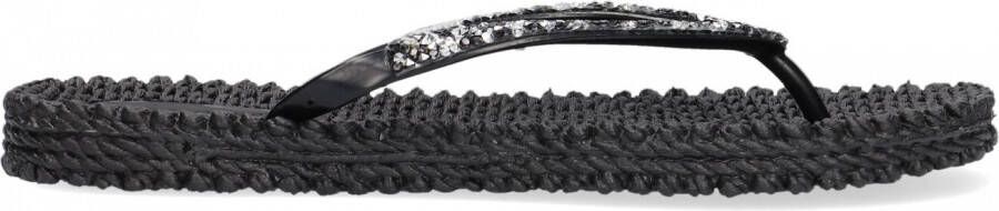 Ilse Jacobsen Cheerful03 Teenslippers Zomer slippers Dames Zwart