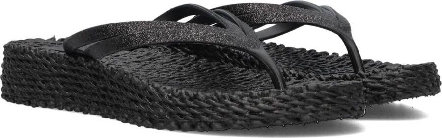 ILSE JACOBSEN Teenslippers Dames Cheerful13 Maat: 40 Materiaal: Rubber Kleur: Zwart