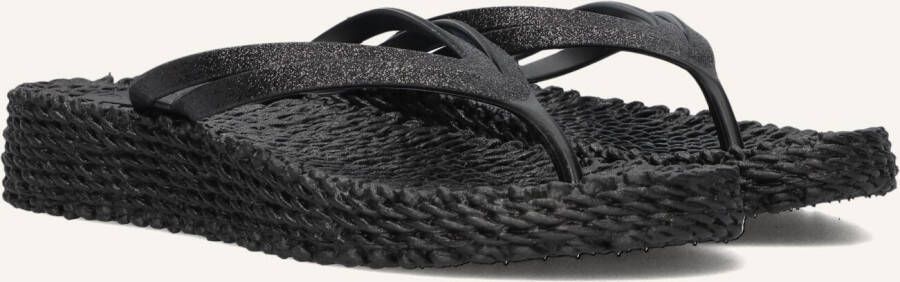 ILSE JACOBSEN Teenslippers Dames Cheerful13 Maat: 39 Materiaal: Rubber Kleur: Zwart