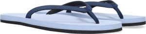 Indosole Color Combo Flip Flop Slipper Dames Donkerblauw Ecru