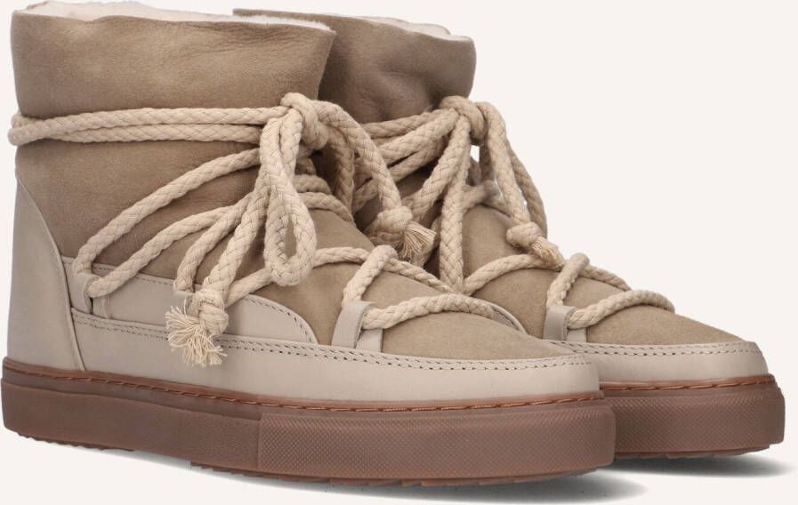 INUIKII Vachtlaarzen Dames Classic Maat: 40 Materiaal: Suède Kleur: Beige