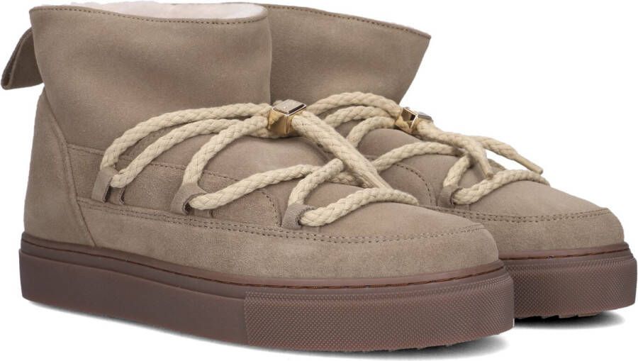 INUIKII Vachtlaarzen Dames Classic Low Maat: 36 Materiaal: Suède Kleur: Beige