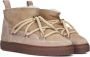 Inuikii Tijdloze Elegantie Gecombineerd met Functionaliteit Lage Sneaker Beige Dames - Thumbnail 1