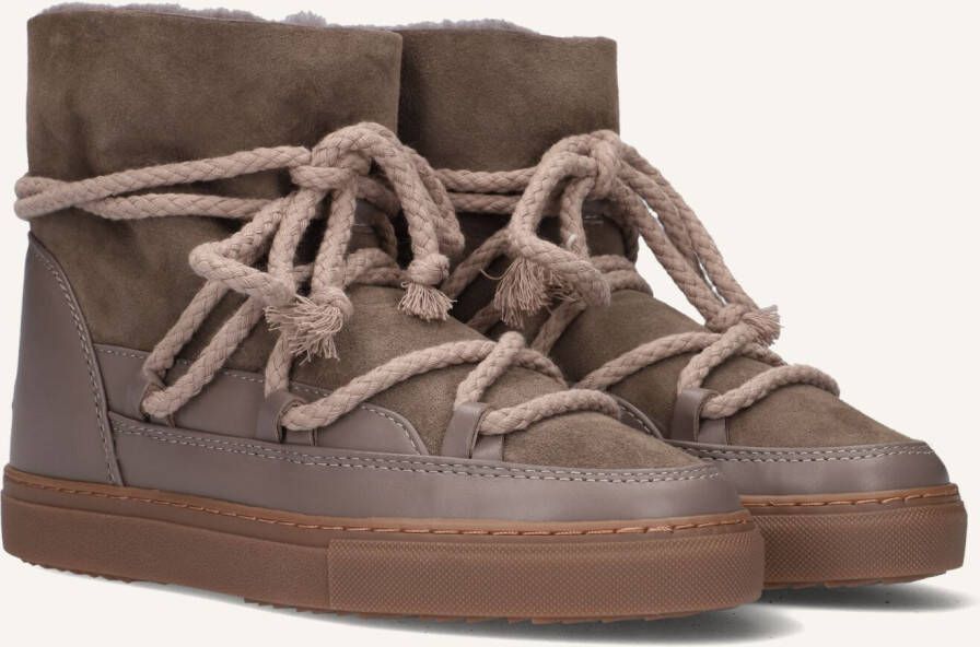 INUIKII Enkellaarsjes Dames Outdoor Snowboots Damesschoenen Suède Classic Sneaker Beige