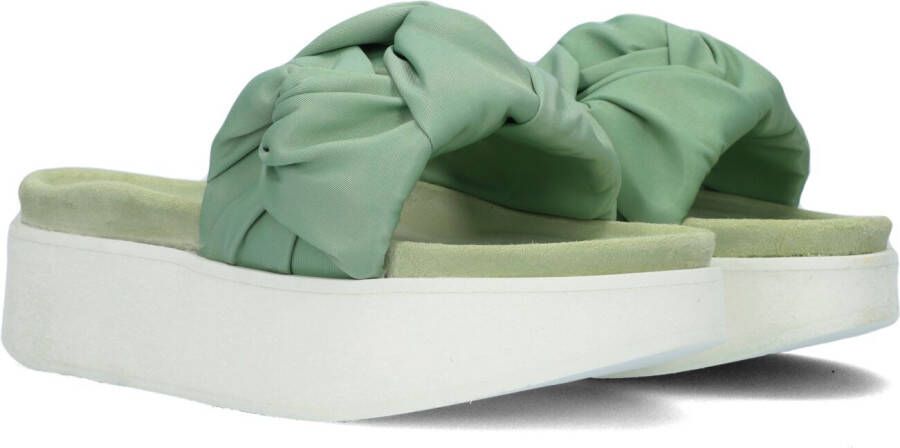 INUIKII Groene Slippers Fjord Flower Platform