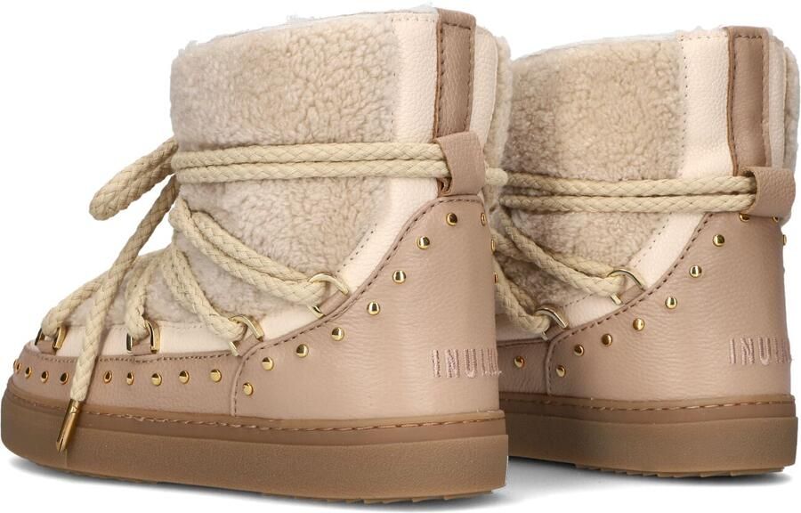INUIKII Vachtlaarzen Dames Curly Rock Maat: 37 Materiaal: Leer Kleur: Beige - Foto 4