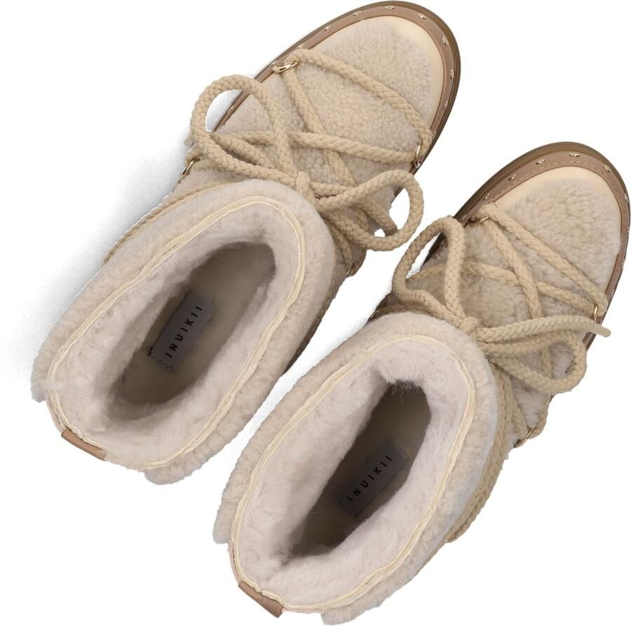 INUIKII Curly Rock Laarzen Faux Fur Dames Beige - Foto 2