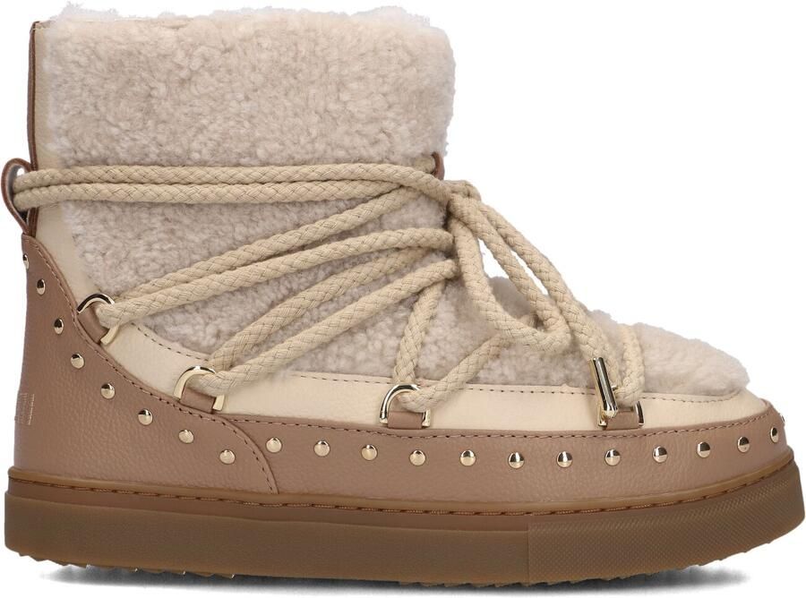 INUIKII Curly Rock Laarzen Faux Fur Dames Beige - Foto 3