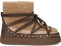 INUIKII Vachtlaarzen Dames Curly Rock Ponyhair Beige - Beige