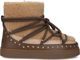 INUIKII Vachtlaarzen Dames Curly Rock Ponyhair Beige