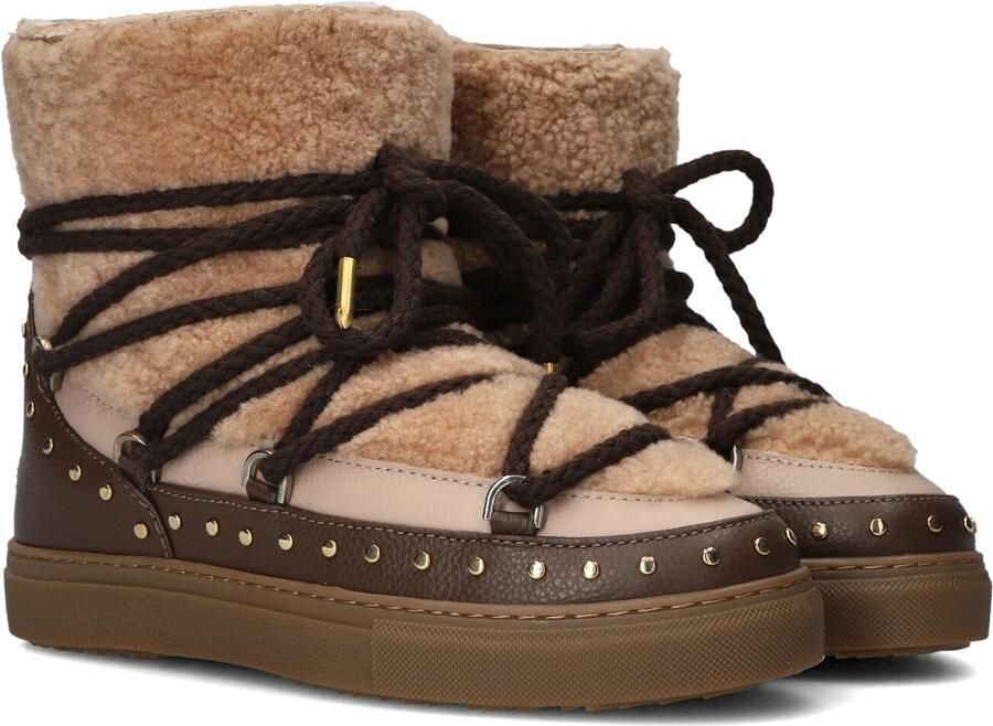 INUIKII Vachtlaarzen Dames Curly Rock Maat: 40 Materiaal: Textiel Kleur: Bruin - Foto 4