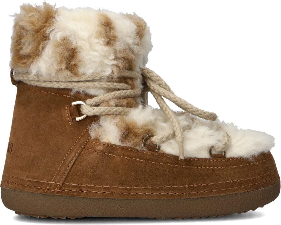 INUIKII Vachtlaarzen Dames Teddy Maat: 42 Materiaal: Textiel Kleur: Bruin - Foto 3