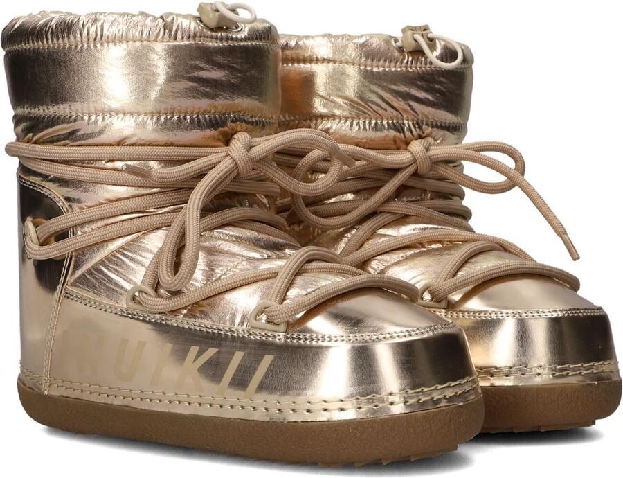 INUIKII Vachtlaarzen Dames Mountain Metallic Maat: 39 Materiaal: Textiel Kleur: Goudkleurig - Foto 4