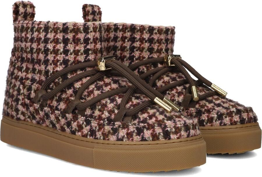 INUIKII Vachtlaarzen Dames Plaid Low Textiel - Foto 1