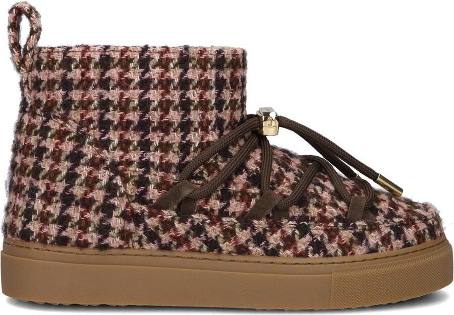 INUIKII Vachtlaarzen Dames Plaid Low Textiel - Foto 3