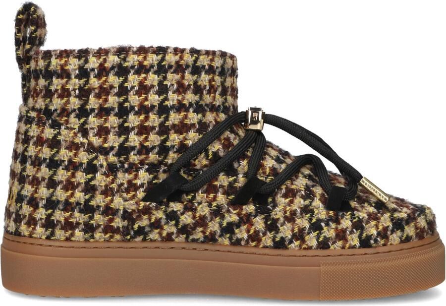 INUIKII Vachtlaarzen Dames Plaid Low Textiel - Foto 4