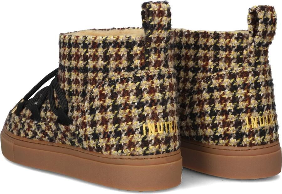 INUIKII Vachtlaarzen Dames Plaid Low Textiel - Foto 3