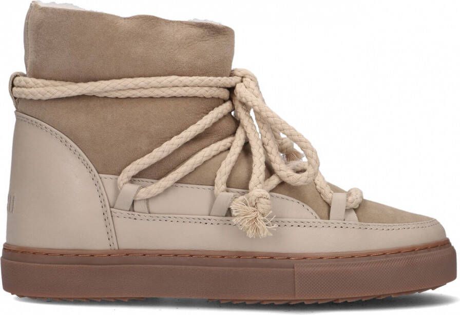 INUIKII Vachtlaarzen Dames Classic Maat: 41 Materiaal: Suède Kleur: Beige