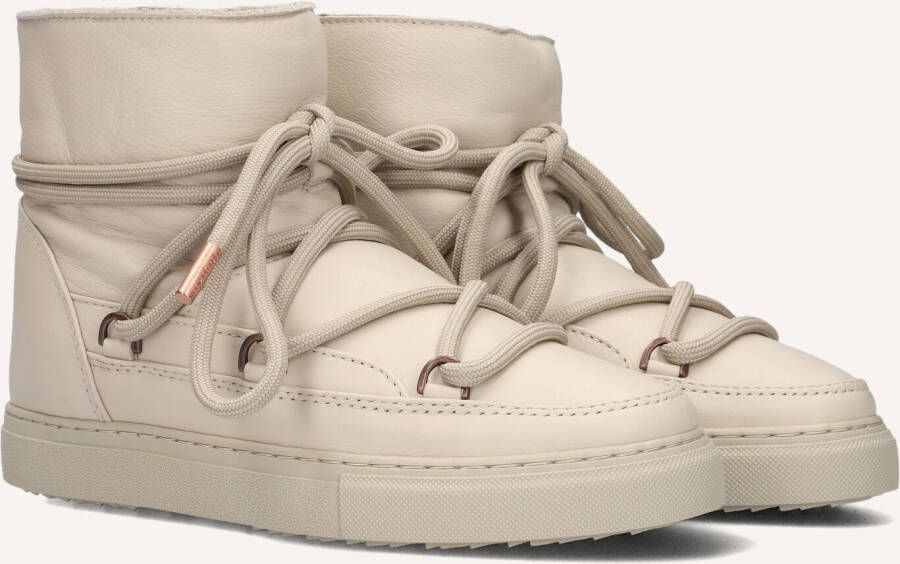 INUIKII Vachtlaarzen Dames Full Leather Maat: 41 Materiaal: Leer Kleur: Creme