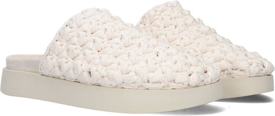 INUIKII Witte Muiltjes Knitted Clog