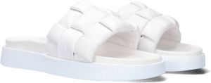INUIKII Braided Vegan Slippers Dames Wit