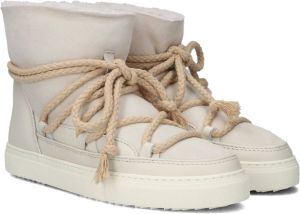 Inuikii Ivory Suede Shearling Sneaker Boot Zwart Dames
