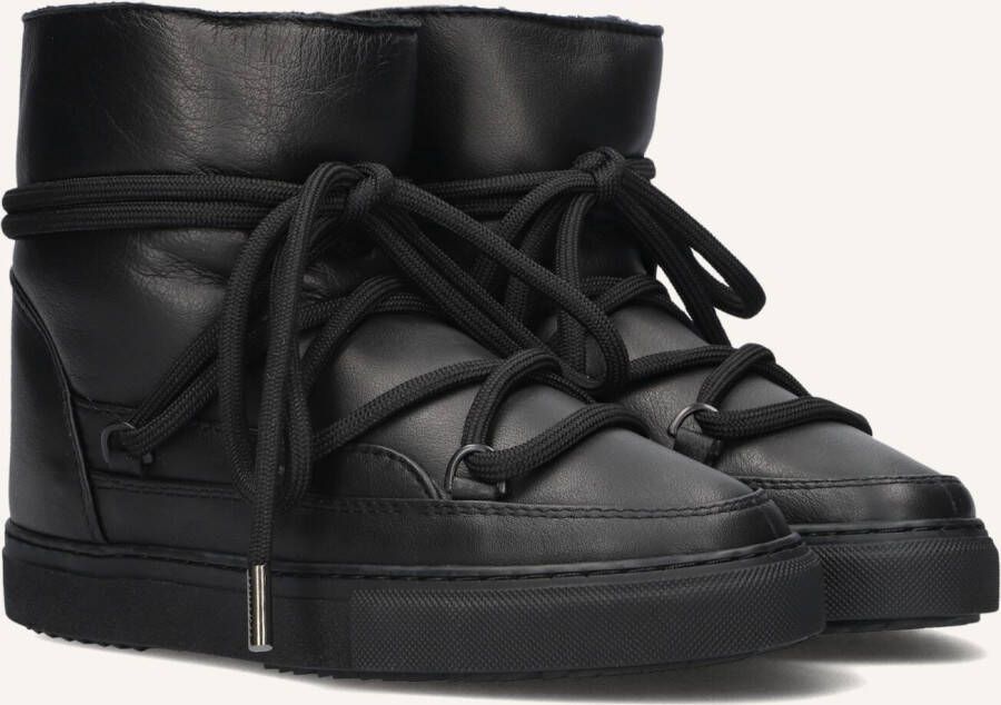 INUIKII Vachtlaarzen Dames Full Leather Maat: 39 Materiaal: Leer Kleur: Zwart