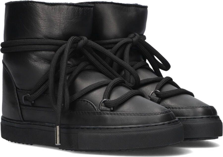 INUIKII Vachtlaarzen Dames Full Leather Maat: 39 Materiaal: Leer Kleur: Zwart