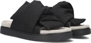 INUIKII Knot Lino Slippers Dames Zwart