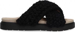 Inuikii Woven flat mules Zwart Dames